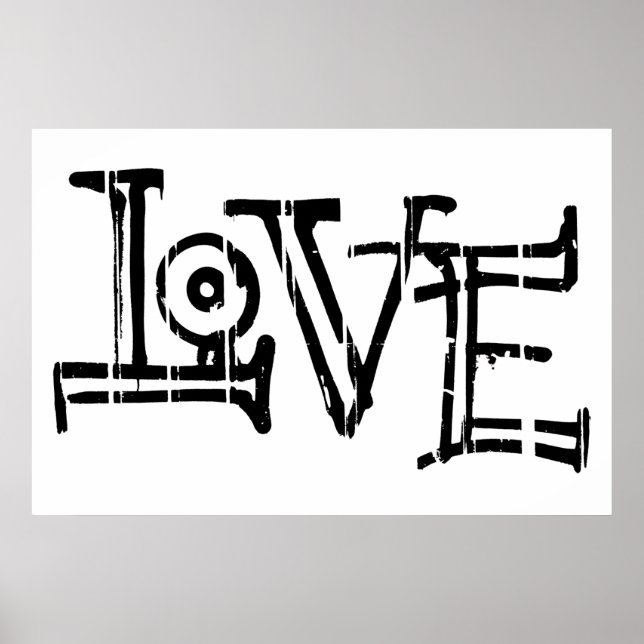 Affiche Love graffiti (Devant)