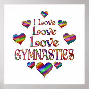 Affiche Love Gymnastique
