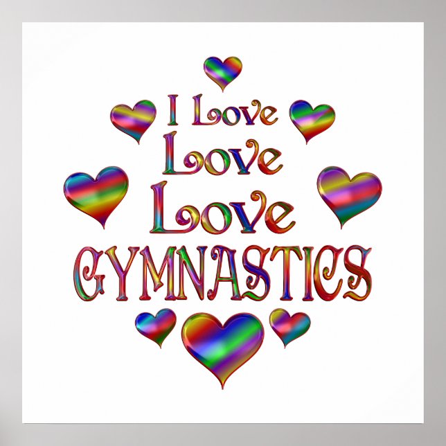 Affiche Love Gymnastique (Devant)