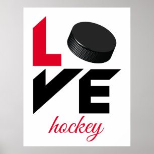 Affiche Love hockey