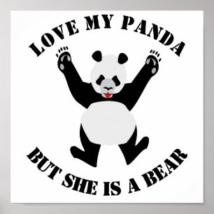 Affiche Love My Panda, mais elle est une ours