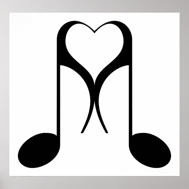 Affiche love notes : 8th note : (Devant)