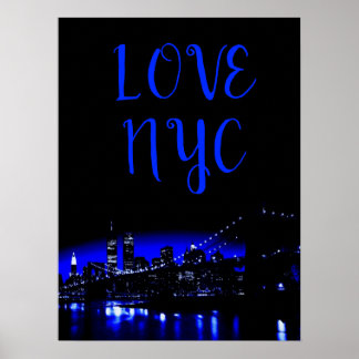 Affiche Love NYC Manhattan New York City