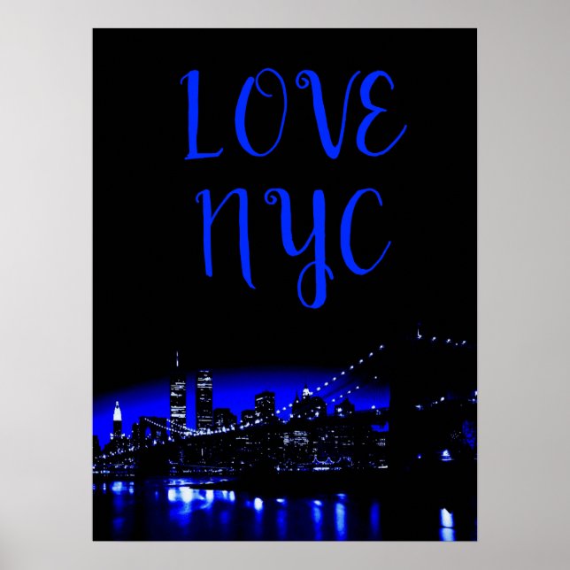 Affiche Love NYC Manhattan New York City (Devant)