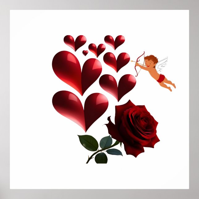 Affiche Love & Romance - Saint Valentin (Devant)