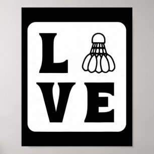 Affiche Love Shuttle Dminton