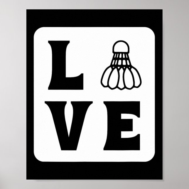 Affiche Love Shuttle Dminton (Devant)