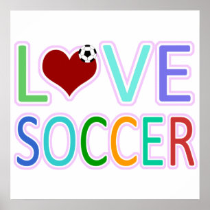 AFFICHE LOVE SOCCER