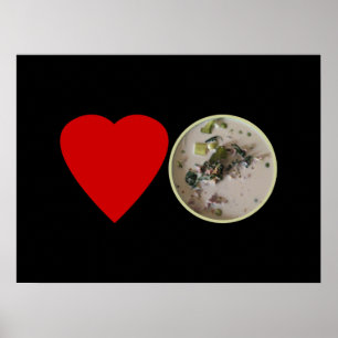 Affiche Love Thai Green Curry ... Thaïlande