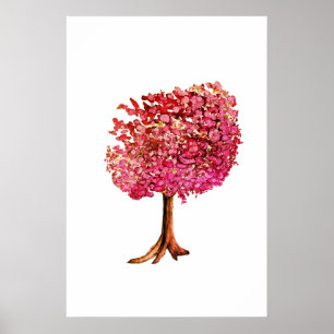 Affiche Love Tree Cherry Blossom