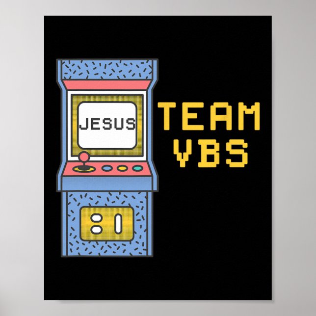 Affiche Love Vbs 2024 Video Game Vacation Bible School Ret (Devant)