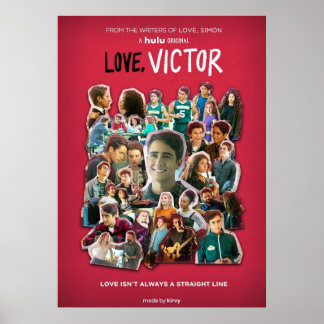 Affiche Love Victor Collage