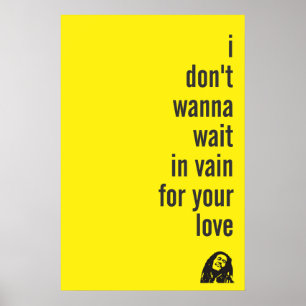 Affiche Love, wait in vain