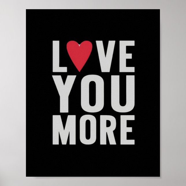 Affiche Love You More Polished Style  (Devant)