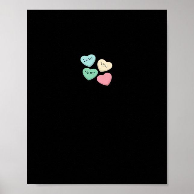 Affiche Love You More Signature Design  (Devant)