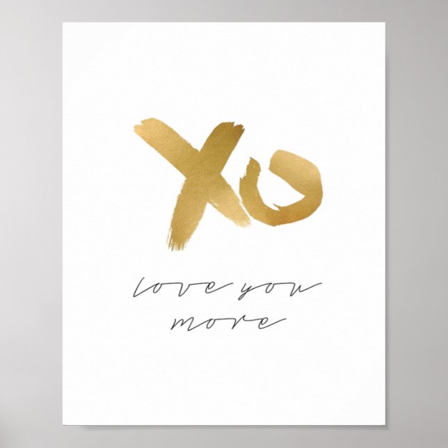 Affiche Love You More Timeless Classic  (Devant)