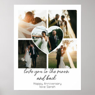 Affiche Love You to the Moon and Back Anniversary Photo