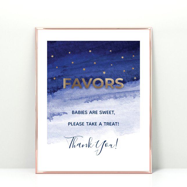 Affiche Love you to the Moon and Back Favor Sign (Créateur téléchargé)