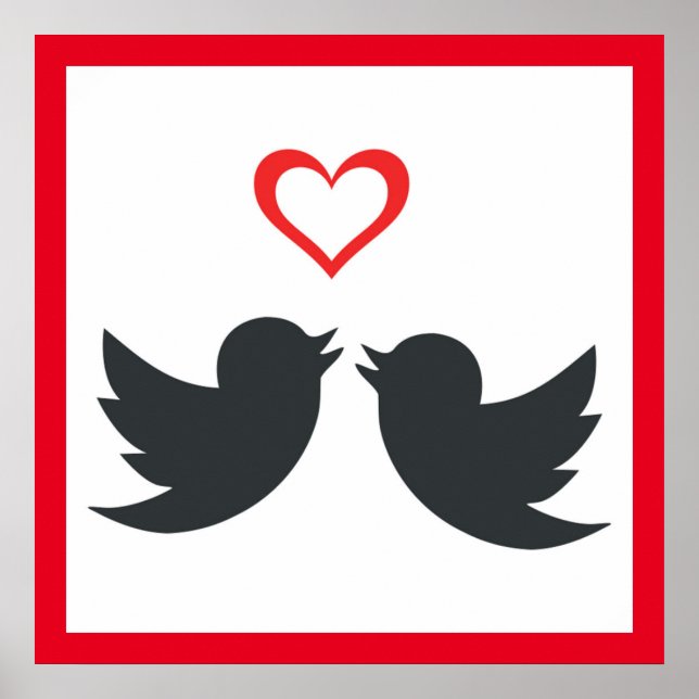 AFFICHE LOVEBIRDS (Devant)