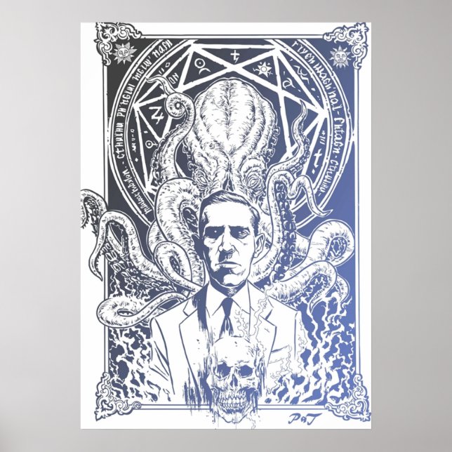 Affiche Lovecraft Cthulhu (Devant)