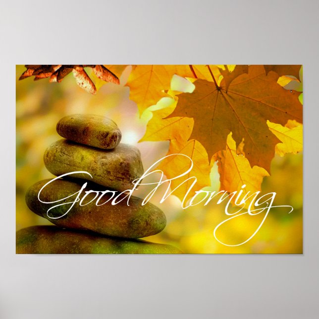 Affiche Lovely Good Morning Positive Thinking (Devant)