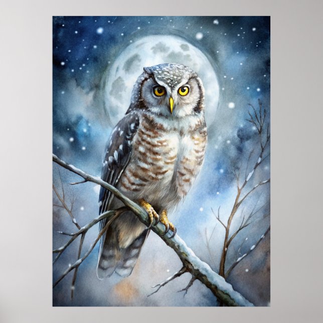 Affiche Lovely Owl (Devant)