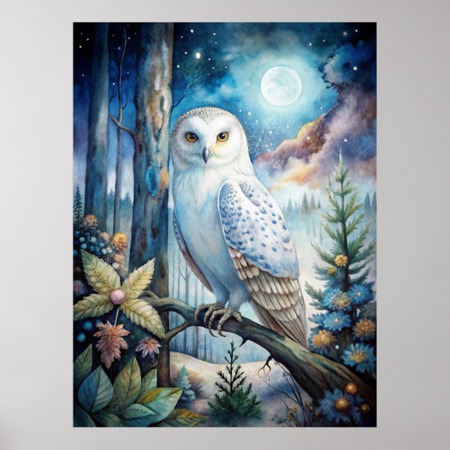 Affiche Lovely Snowy Owl (Devant)