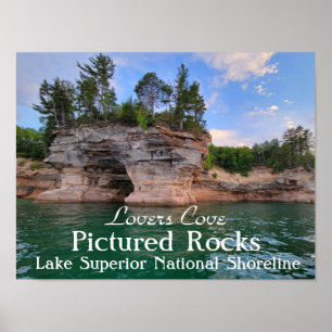 Affiche Lovers Cove Pictured Rocks