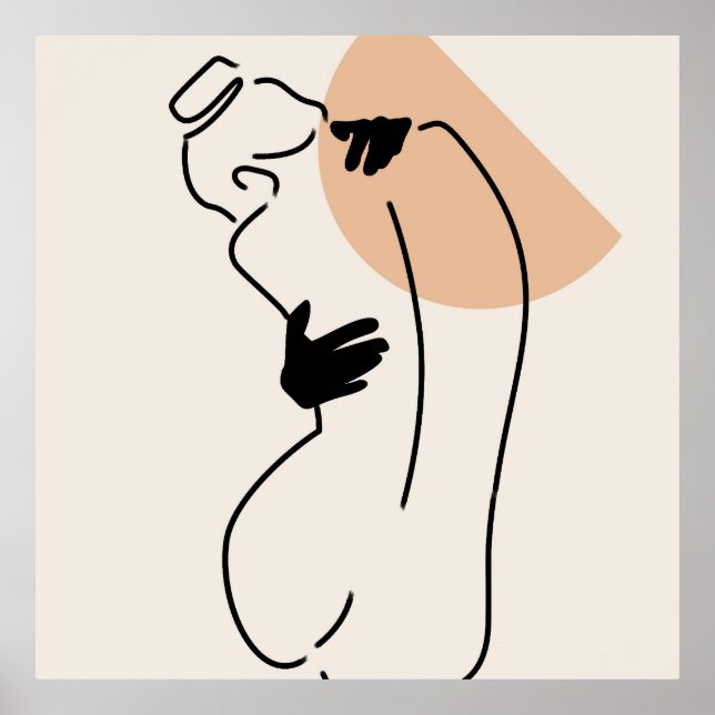 Affiche Loving Line Art (Devant)