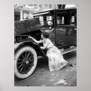 Affiche Loving My Old Car, années 1920