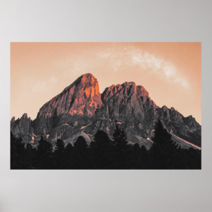 AFFICHE LOW ANGLE PHOTO OF ROCK FORMATION