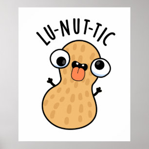 Affiche Lu-nut-ic Blagues de cacahuète drôles 