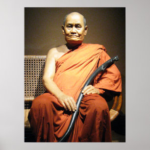 Affiche Luang Poo Cha Subhaddho ... moine bouddhiste