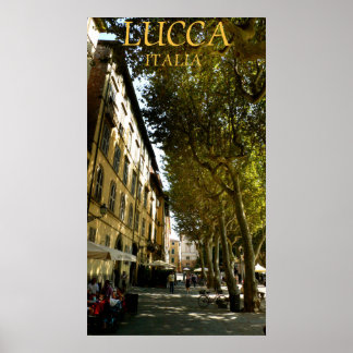 Affiche lucca italia
