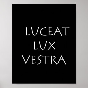 Affiche Luceat lux vestra
