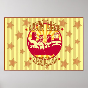 Affiche Lucha Libre Mexicana