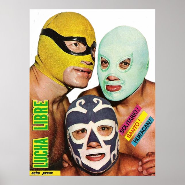 Affiche Lucha Libre Trio (Devant)