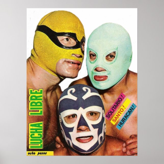 Affiche Lucha Libre Trio (Devant)