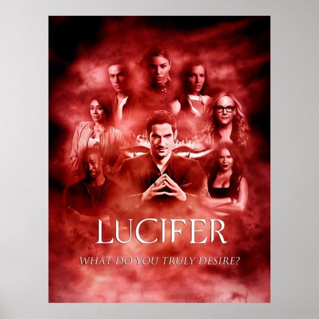 Affiche Lucifer Cast (Devant)