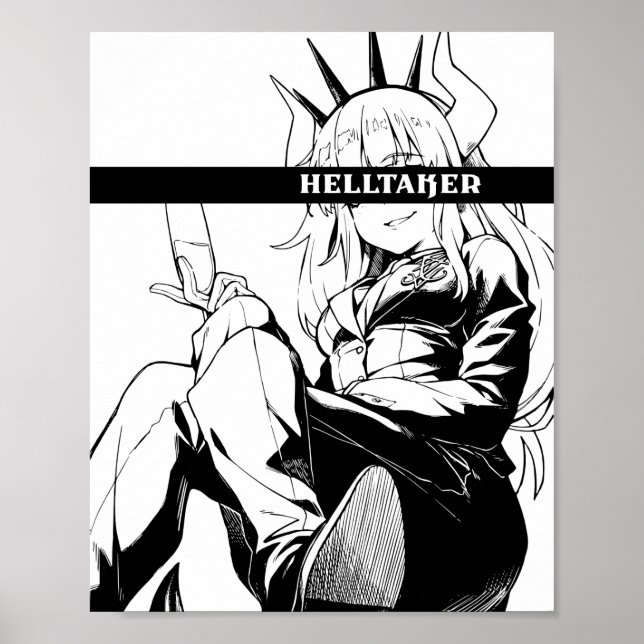 Affiche Lucifer Helltaker  (Devant)