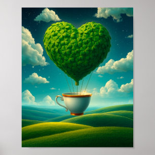 Affiche Lucky Clover Design pour la St. Patrick's Day