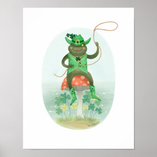 Affiche Lucky Cowboy Bullfrog