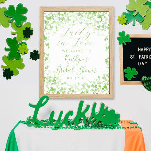 Affiche Lucky In Love Fête des mariées de la Saint Patrick