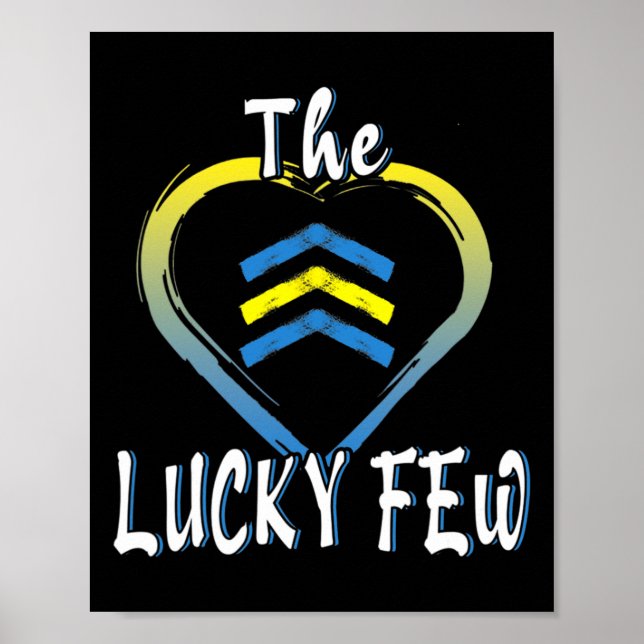 Affiche Lucky Rew 21 World Down Syndrome Sensibilisation D (Devant)