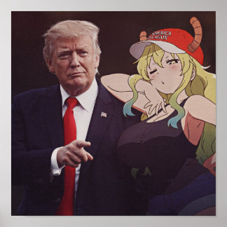 Affiche Lucoa Quetzalcoatl feat Donald Trump