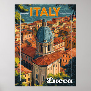 Affiche Lucques, Italie