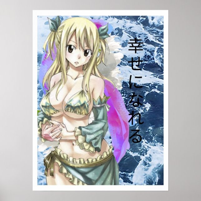 Affiche Lucy Heartfilia Fairy Tail (Devant)