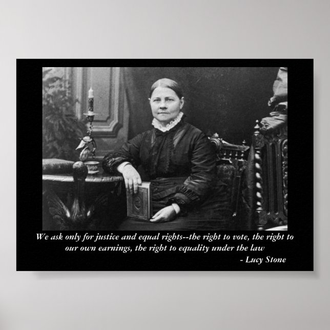 Affiche Lucy Stone Dirigeant rebelle des droits civiques é (Devant)
