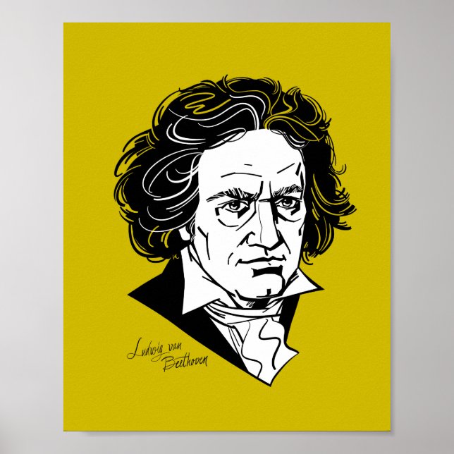 Affiche Ludwig van Beethoven (Devant)