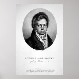 Affiche Ludwig van Beethoven